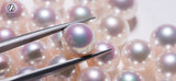 Lily Treacy 7.5-8mm akoya Pearl dangle earrings 14K Gold and Diamond Celine Earrings