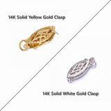 Lily Treacy white Japanese Akoya 14K gold clasp Necklace strand bridal wedding