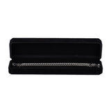 Lily Treacy Deluxe Black Velvet Ring Stud Earrings Or Bracelet Watch Chain box 2 Pack