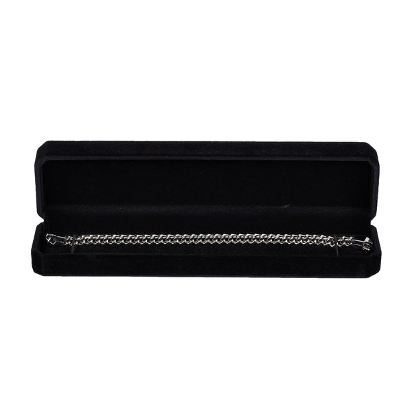 Lily Treacy Deluxe Black Velvet Ring Stud Earrings Or Bracelet Watch Chain box 2 Pack