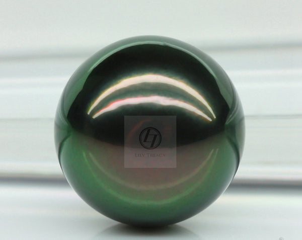 10-11mm Tahitian Pearl Solid White Gold & Diamonds Celina Earrings by Lily Treacy