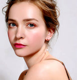 Japanese Akoya Pearl 14K & 18K Solid Gold stud dangle Earrings Pendant set Bridal June birthstone by Lily Treacy