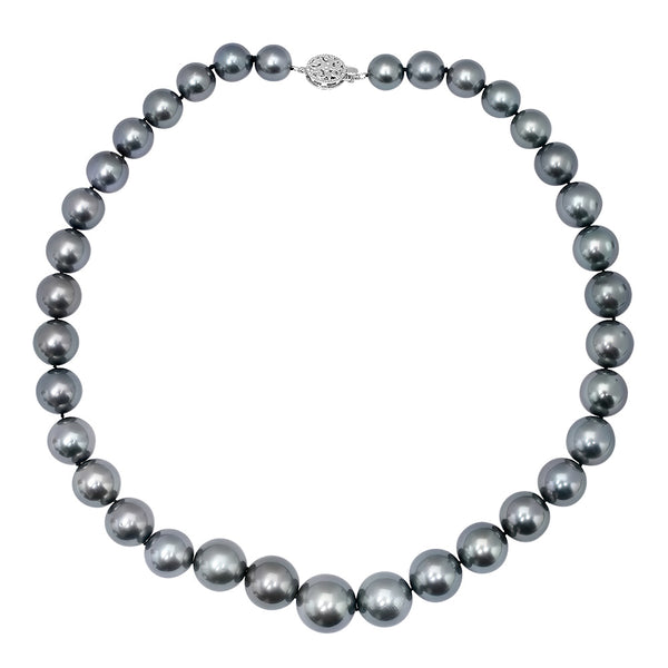 LILY TREACY 10.5-15.5MM TAHITIAN PEARL GRADUATE STRAND REBECCA NECKLACE