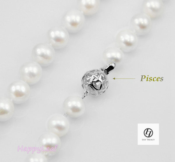 Lily Treacy "Star Sign" 10mm Platinum Plated Sterling Silver Clasp Personalized