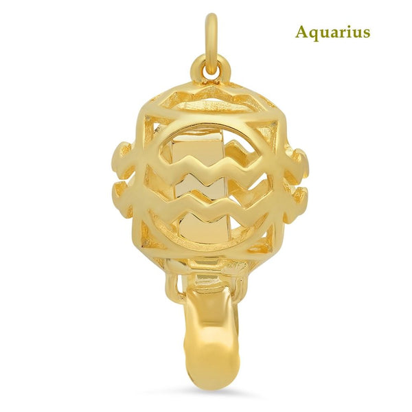clasp for necklace or bracelet jewelry making DIY star sign 18K Yellow Gold on 925 Sterling Silver
