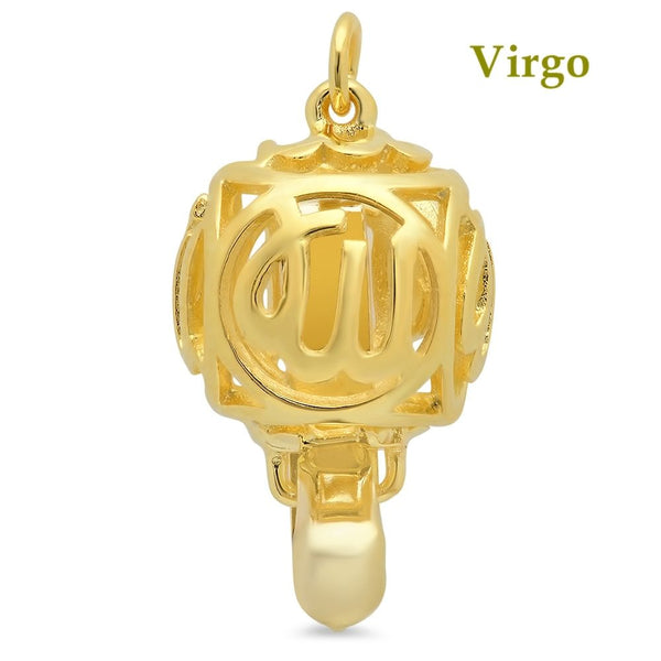 clasp for necklace or bracelet jewelry making DIY star sign 18K Yellow Gold on 925 Sterling Silver