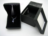 PU Leather Jewelry necklace pendant coin brooch Box Case with LED light for jewelry, Gift