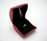 Lily Treacy PU Leather Red Ring Box case with LED light Proposal Engagement Gift