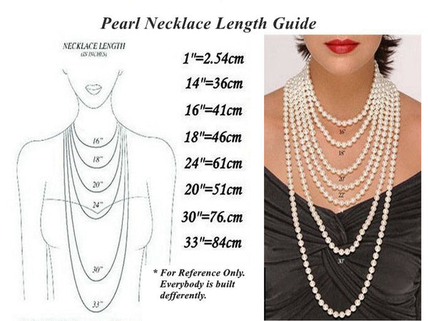 11-13mm Freshwater Pearl necklace strand white large pearl 18" bridal June birthstone
