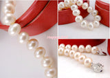 9-10mm Freshwater Pearl Bracelet 925 Sterling Silver Clasp 8.5