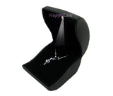 PU Leather Jewelry necklace pendant coin brooch Box Case with LED light for jewelry, Gift