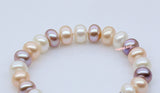 9-10mm Freshwater Pearl Bracelet 925 Sterling Silver Clasp 8.5