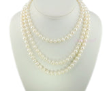 7-8mm Freshwater Pearl white multi-color Opera 50