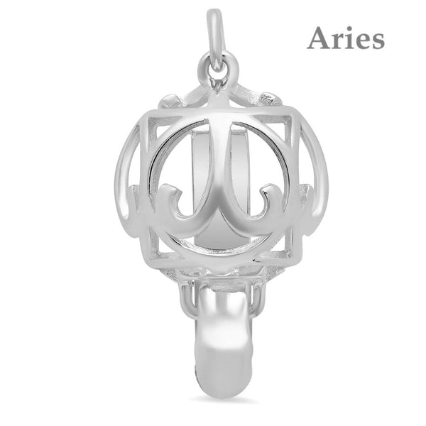 Lily Treacy "Star Sign" 10mm Platinum Plated Sterling Silver Clasp Personalized