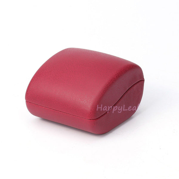 Ring Box case with LED lighted PU Leather Red Proposal Engagement Wedding Gift by Lily Treacy