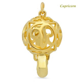 clasp for necklace or bracelet jewelry making DIY star sign 18K Yellow Gold on 925 Sterling Silver