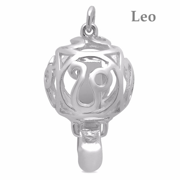 Lily Treacy "Star Sign" 10mm Platinum Plated Sterling Silver Clasp Personalized