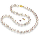 Lily Treacy Japan Akoya Pearl Necklace Earrings set 18