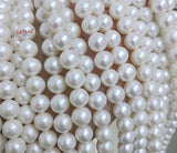 8.5-9.5mm White Freshwater Pearl Strand Necklace 18