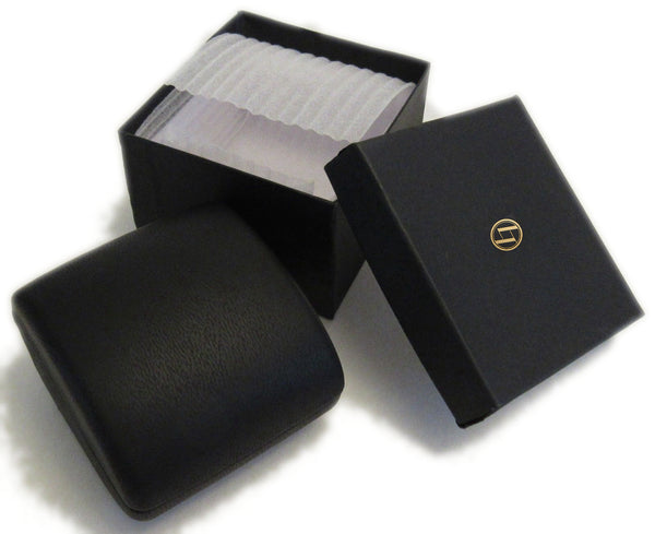 Lily Treacy PU Leather Jewelry Ring earrings box case with LED light, lighted jewelry box for Proposal Engagement