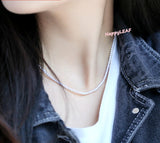 5-6mm White Freshwater Pearl Sterling Silver Clasp Necklace Strand 18