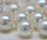 8-8.5 Japanese Akoya Pearl in 10K Solid White or yellow Gold Ring, bridal, gift Size 7