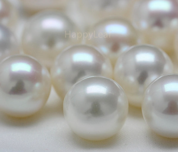 8-8.5 Japanese Akoya Pearl in 10K Solid White or yellow Gold Ring, bridal, gift Size 7