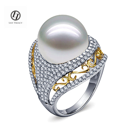 Japanese Akoya Pearl hoop white Earrings drop dangle 18K Solid Gold bridal 7.5-8;8-8.5; 8.5-9; 9-9.5; 9.5-10mm