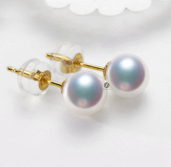 18K Solid Gold Earring Backs Silicone Padded Safety Grip Earring Backings Secure Pierced Earring Backs for Earrings