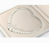 Deluxe Large Jewelry Set Gift box Black Beige(white) Velvet for Necklace Earrings Rings or Pearl Set