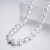 15-20mm Freshwater Baroque Pearl Necklace Strand White 18