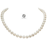 8.5-9.5mm Freshwater Pearl Necklace Strand White 18