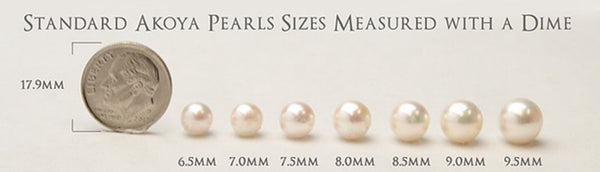 Japanese Akoya Saltwater Pearl 18K Solid yellow, white or rose gold Stud Earrings 8.5-9mm; 9-9.5mm or 9.5-10mm Bridal June birthstone by Lily Treacy