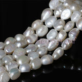 15-20mm Freshwater Baroque Pearl Necklace Strand White 18