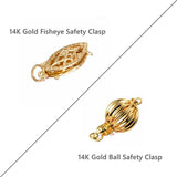 Lily Treacy Akoya Pearl Necklace strand 8-8.5mm 14K gold clasp Japanese white 18