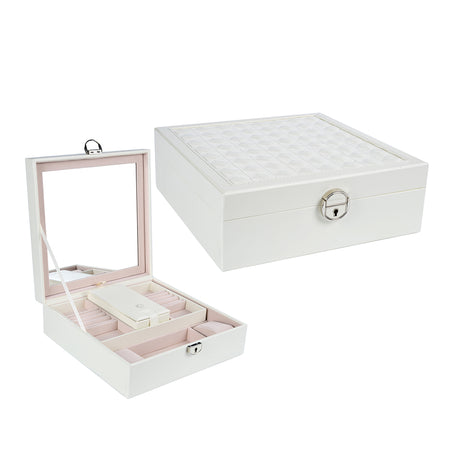 Lily Treacy PU Leather Red Ring Box case with LED light Proposal Engagement Gift
