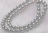 Japanese Akoya Pearl Necklace strand Silver Matama 14K solid gold bridal wedding 18