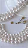 Japan Akoya Pearl Necklace Earrings set 18