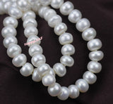 9-10mm Freshwater Pearl white pink purple multi-color Necklace Magnetic Clasp