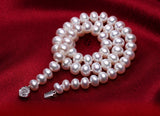 11-13mm Freshwater Pearl necklace strand white large pearl 18