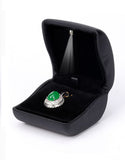 Lily Treacy PULeather Jewelry Ring box case with LED lighted Proposal Engagement
