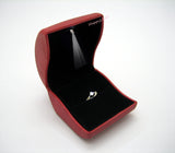 Lily Treacy PU Leather Jewelry Ring earrings box case with LED light, lighted jewelry box for Proposal Engagement
