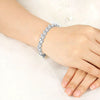 Tennis Bracelet CZ Marquise Cut White Leaf 7