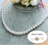 8-9mm Freshwater Pearl  Necklace Strand White 18