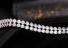 Tennis Bracelet Top Cubic Zirconia Brilliant Cut 20ctw Double-row white 7.5