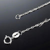 925 Sterling Silver Water Wave Singapore Chain Solid PremiumQuality Necklace 18