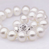 11-13mm white large Freshwater Pearl necklace strand 18