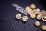 18K Solid Gold Earring Backs Silicone Padded Safety Grip Earring Backings Secure Pierced Earring Backs for Earrings