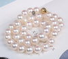 Lily Treacy Akoya Pearl Necklace strand 8-8.5mm 14K gold clasp Japanese white 18