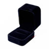 Lily Treacy Deluxe Black Velvet Ring Box Engagement,weddings, Pocket size